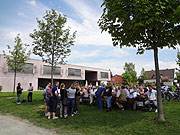 draussen gibt es einen Biergarten (©Foto: MartiN Schmitz)